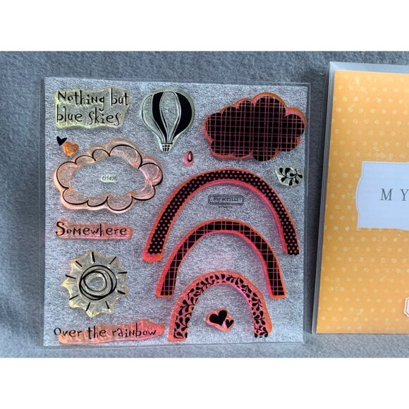 Close To My Heart Over The Rainbow My Acrylix Clear Stamp Set D1426 - Picture 8 of 12